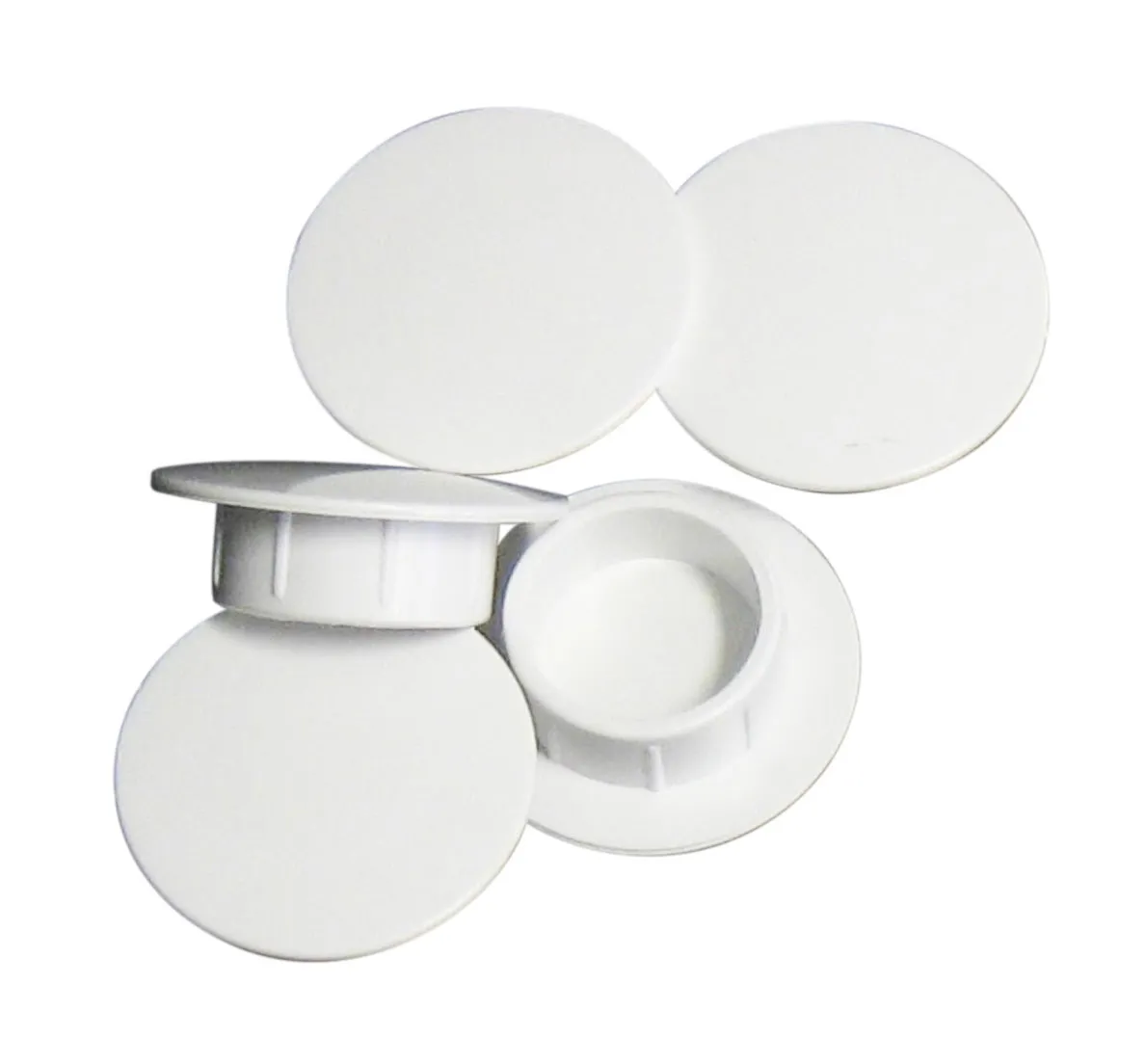 ZESTAW ZAŚLEPEK (5 szt.), biały