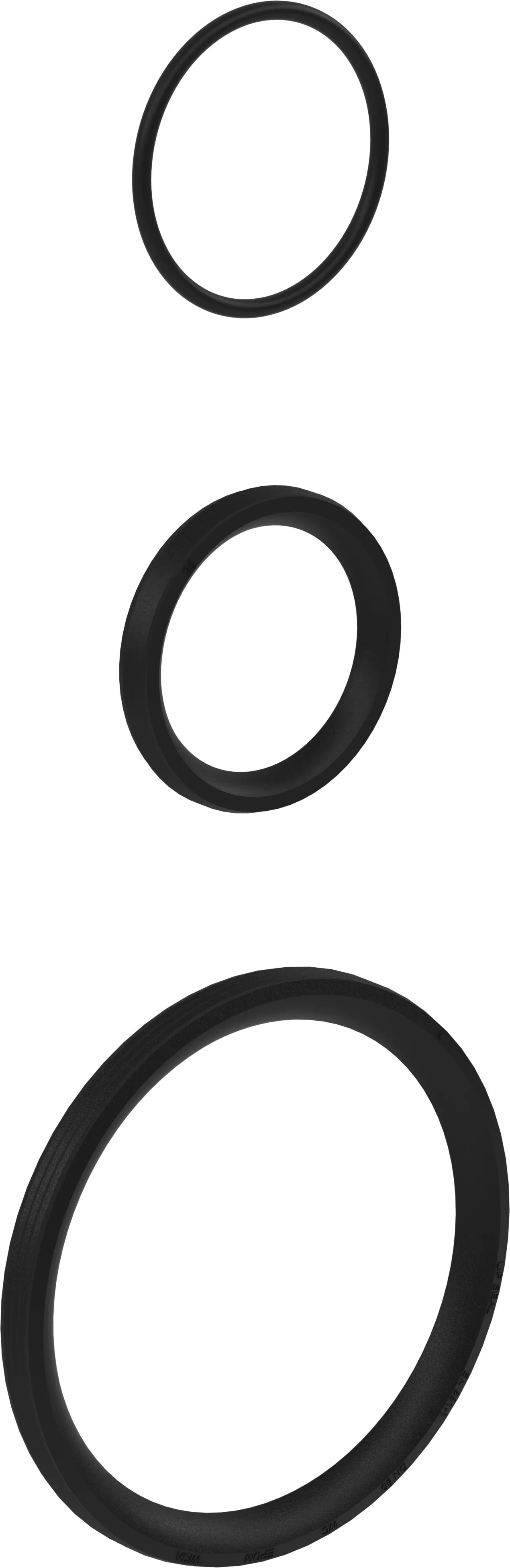 ZESTAW USZCZELEK GUMOWYCH DO RURY SPUSTOWEJ I KOLANA ODPŁYWOWEGO 90 mm