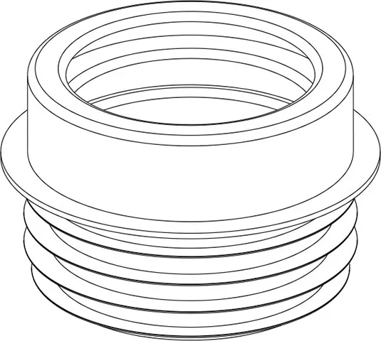 ZŁĄCZE WC MODEL NUMER 4, biały